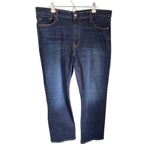 Lucky Brand Mens 40x32 Dark‎ Wash Straight Leg Jeans Indigo 7M12358